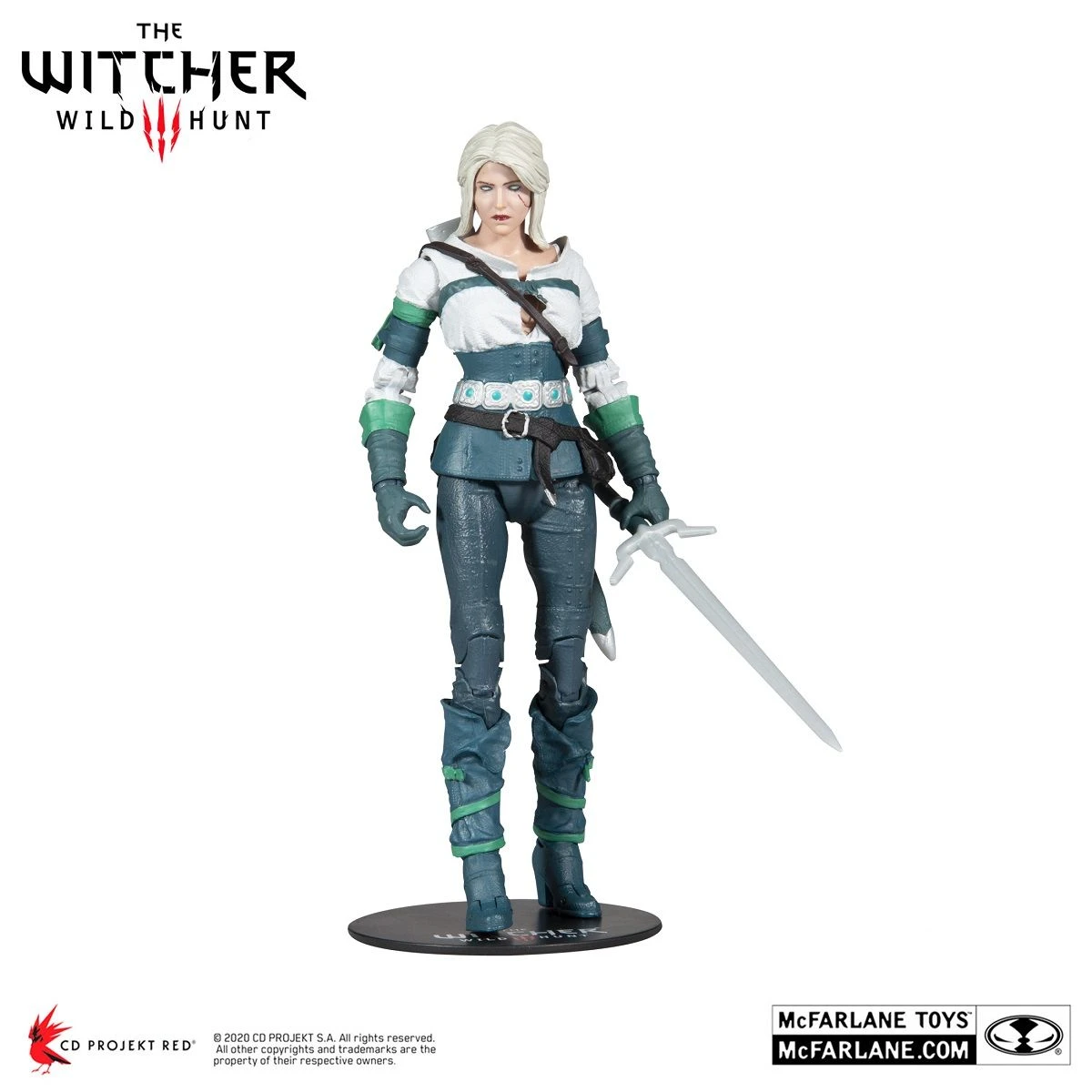 McFarlane Toys The Witcher 3 Wild Hunt - Ciri (Elder Blood) Actionfigur 2 McFarlane Toys The Witcher 3 Wild Hunt - Ciri (Elder Blood) Actionfigur – Bild 2