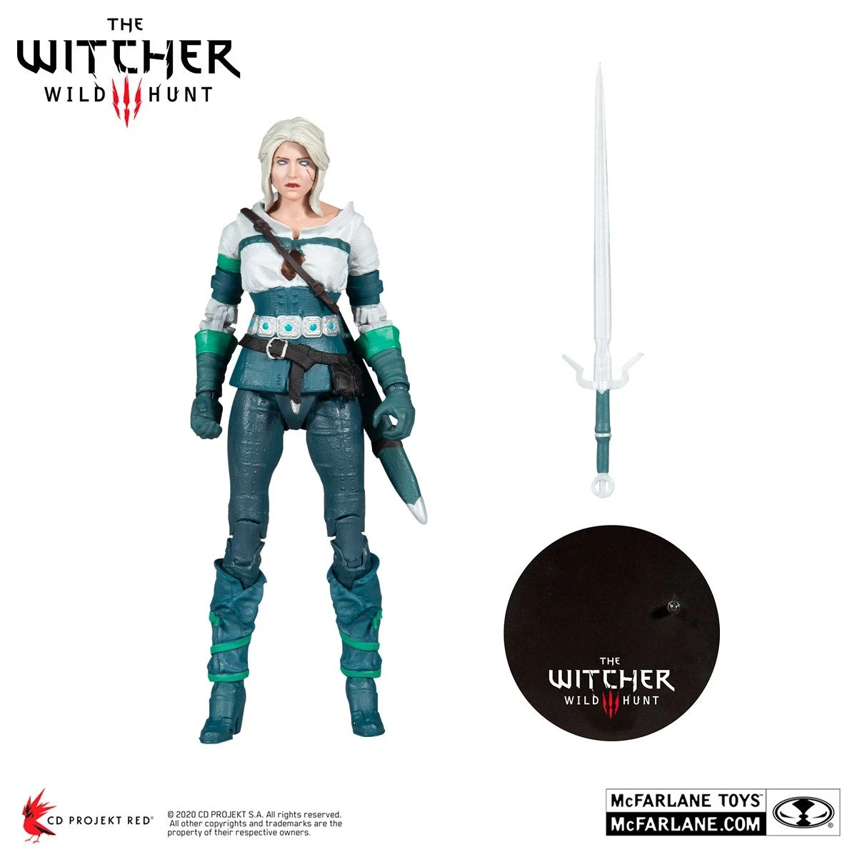 McFarlane Toys The Witcher 3 Wild Hunt - Ciri (Elder Blood) Actionfigur 1 McFarlane Toys The Witcher 3 Wild Hunt - Ciri (Elder Blood) Actionfigur