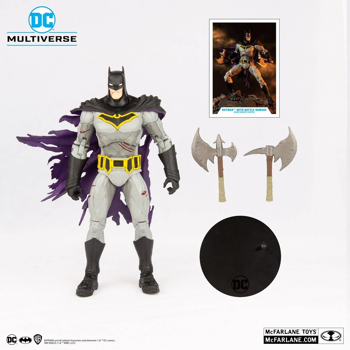 McFarlane Toys DC Multiverse - Batman With Battle Damage Actionfigur 1 McFarlane Toys DC Multiverse - Batman With Battle Damage Actionfigur