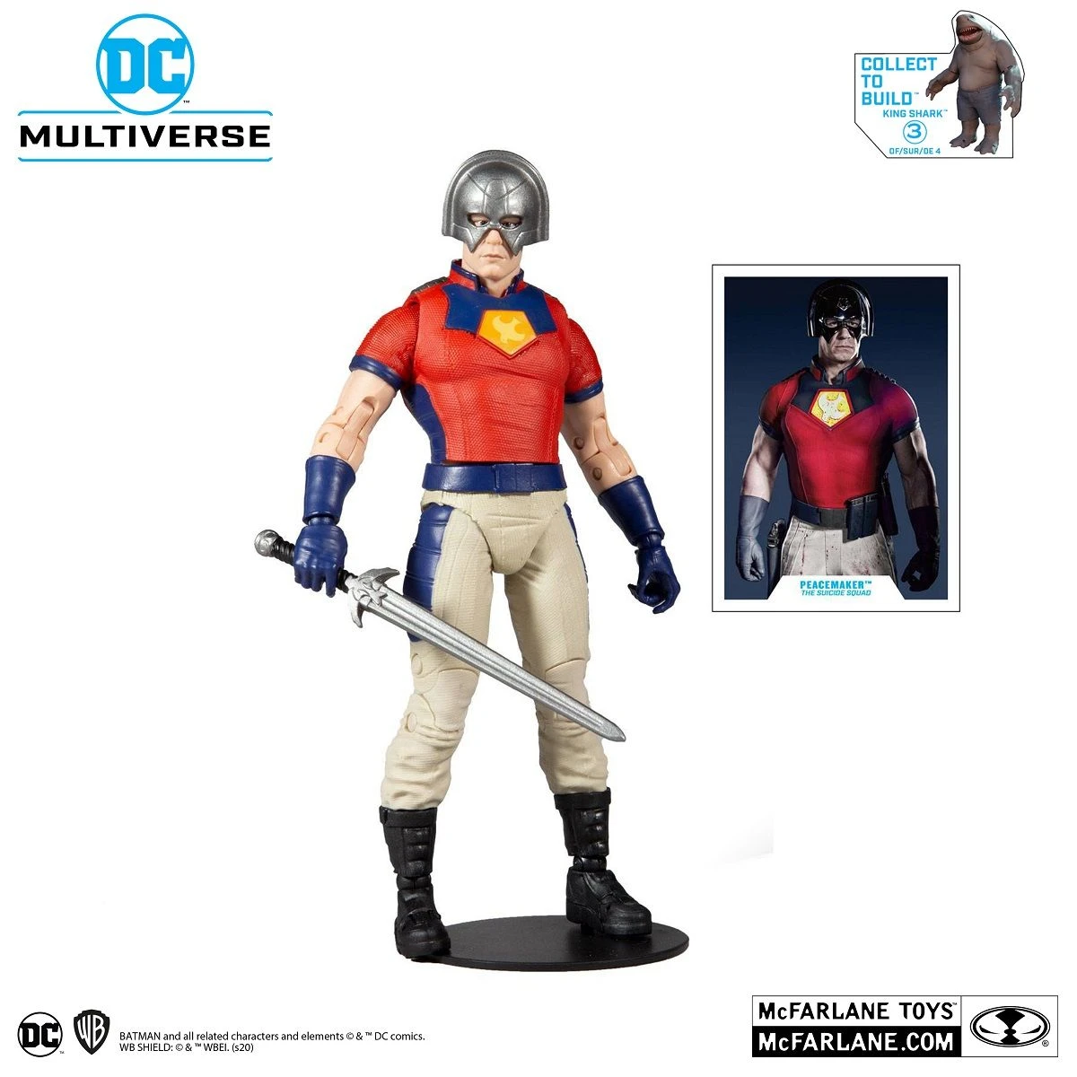 McFarlane Toys DC Multiverse - Peacemaker - Suicide Squad - Actionfigur 2 McFarlane Toys DC Multiverse - Peacemaker - Suicide Squad - Actionfigur – Bild 2