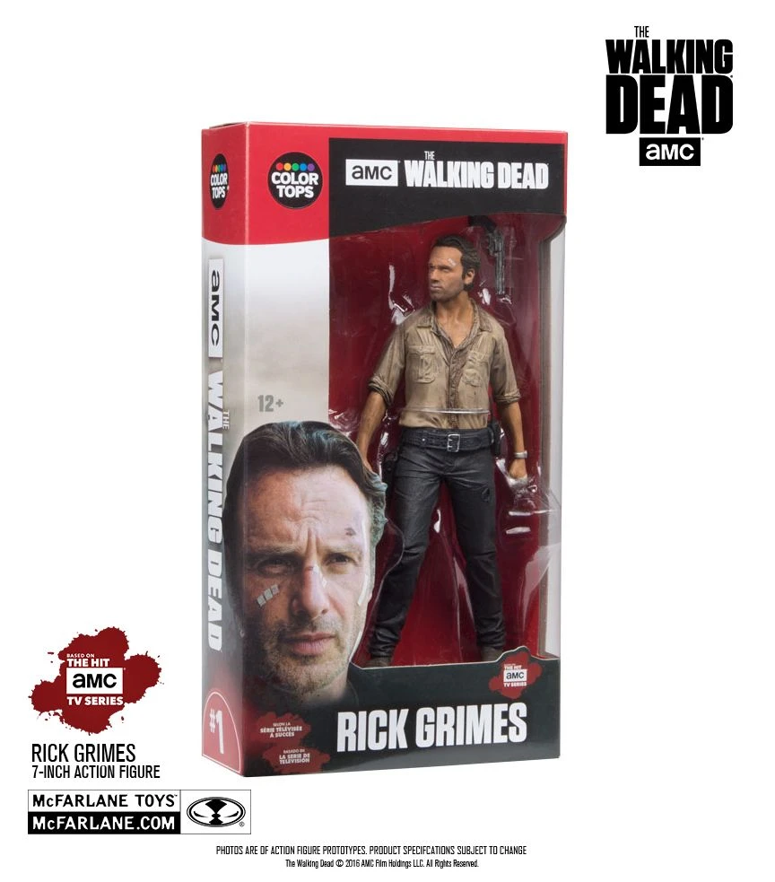McFarlane Toys The Walking Dead - Rick Grimes 18cm Color Tops Figur 1 McFarlane Toys The Walking Dead - Rick Grimes 18cm Color Tops Figur