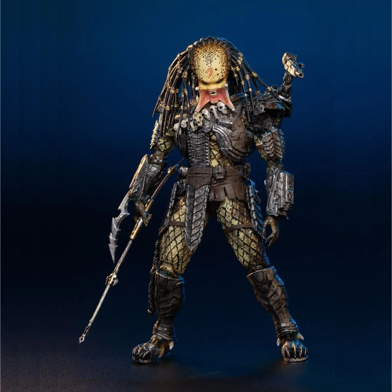 Hiya Toys Alien Vs Predator - Unmasked Scar Predator PX Figur 2 Hiya Toys Alien Vs Predator - Unmasked Scar Predator PX Figur – Bild 2