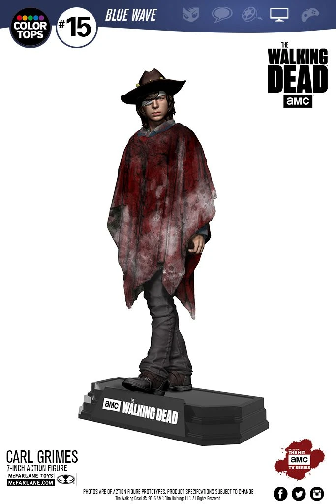 McFarlane Toys The Walking Dead - Carl Grimes 17cm Color Tops Figur 2 McFarlane Toys The Walking Dead - Carl Grimes 17cm Color Tops Figur – Bild 2