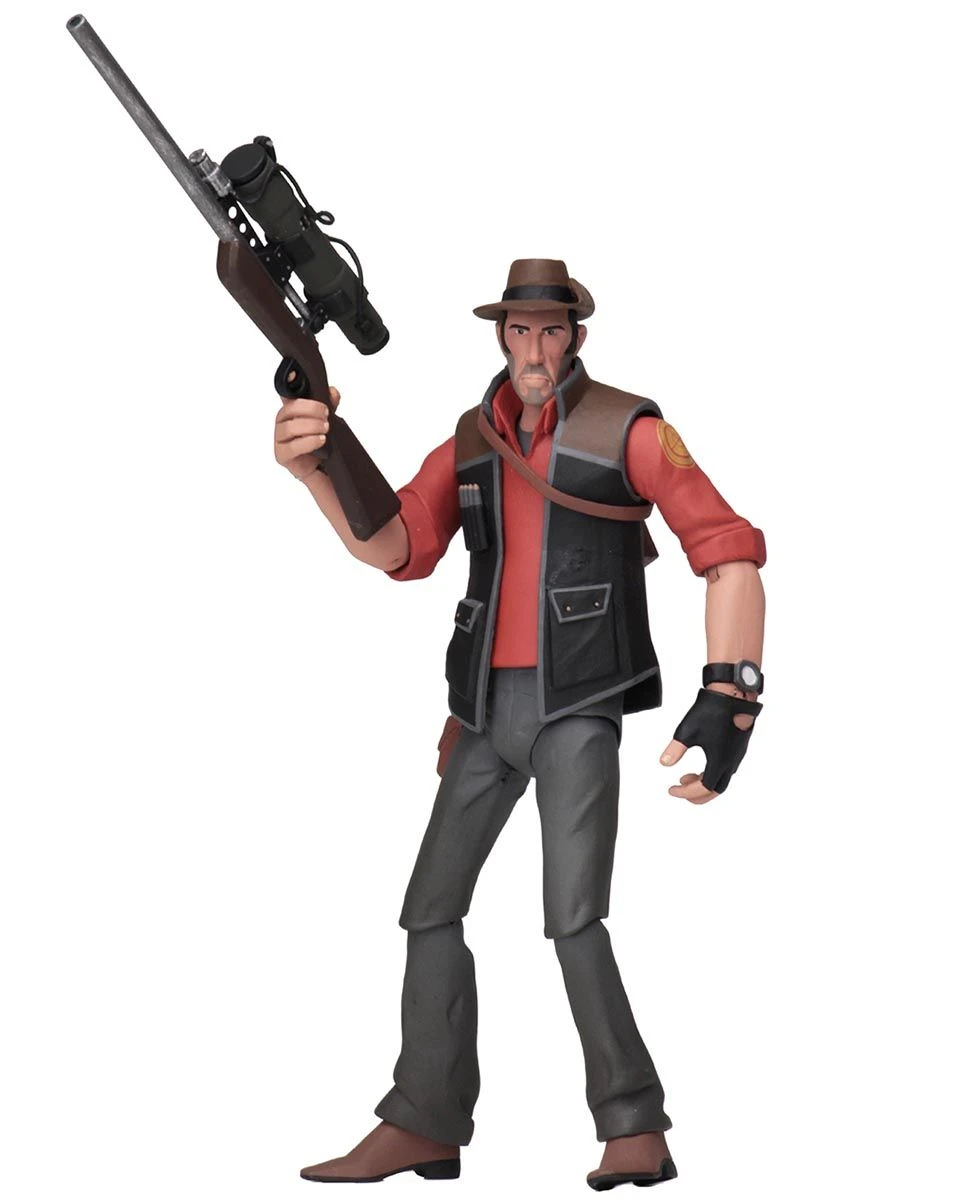 NECA Team Fortress 2 Action-Figur Serie 4 RED - The Sniper 2 NECA Team Fortress 2 Action-Figur Serie 4 RED - The Sniper – Bild 2