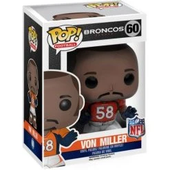 FUNKO POP! - Von Miller Figur - NFL Denver Broncos (Home) -Ubisoft News Geschäft 60 funko pop figure nfl von miller box