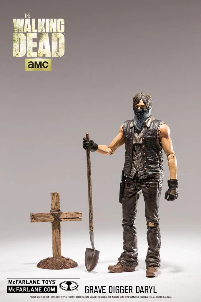 McFarlane Toys The Walking Dead TV Serie 9 - Grave Digger Daryl Dixon Figur 4 McFarlane Toys The Walking Dead TV Serie 9 - Grave Digger Daryl Dixon Figur – Bild 4