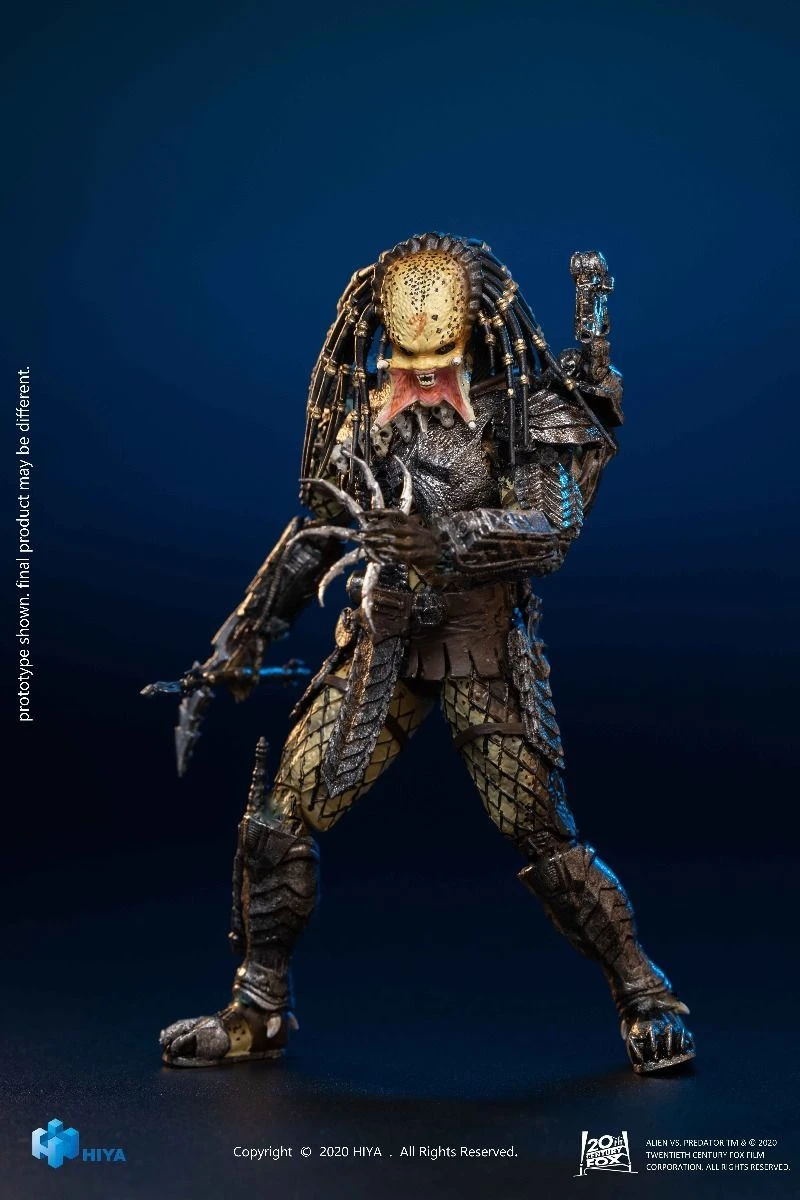 Hiya Toys Alien Vs Predator - Unmasked Scar Predator PX Figur 4 Hiya Toys Alien Vs Predator - Unmasked Scar Predator PX Figur – Bild 4