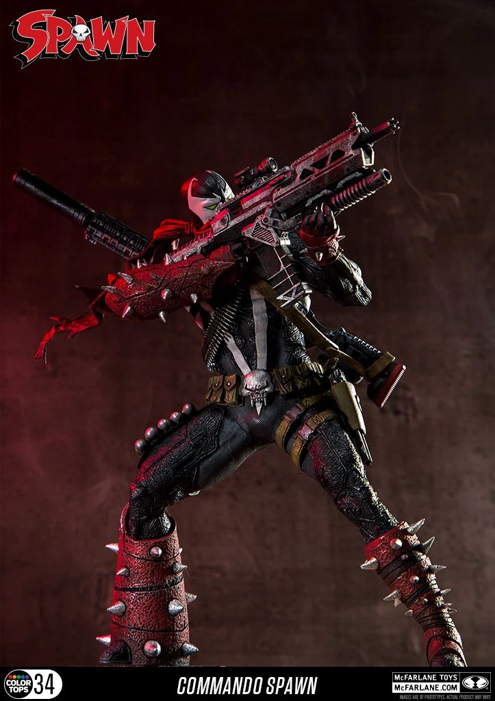 McFarlane Toys Spawn: Commando Spawn 17cm Color Tops Figur 2 McFarlane Toys Spawn: Commando Spawn 17cm Color Tops Figur – Bild 2