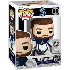 FUNKO NHL POP! - Philipp Grubauer - Seattle Kraken Home Figur -Ubisoft News Geschäft 88 funko pop figure nhl philipp grubauer box