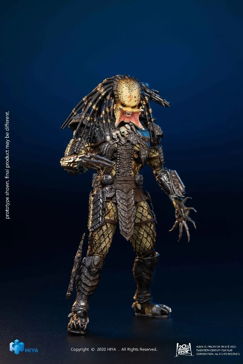 Hiya Toys Alien Vs Predator - Unmasked Scar Predator PX Figur 9 Hiya Toys Alien Vs Predator - Unmasked Scar Predator PX Figur – Bild 9