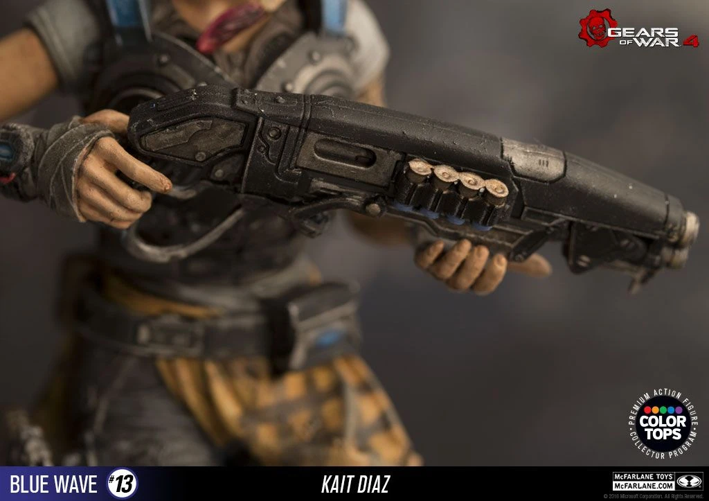 McFarlane Toys Gears Of War 4 - Kait Diaz 17cm Color Tops Figur 3 McFarlane Toys Gears Of War 4 - Kait Diaz 17cm Color Tops Figur – Bild 3