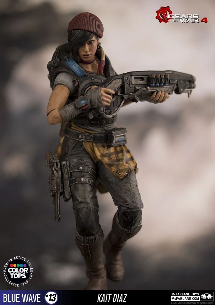 McFarlane Toys Gears Of War 4 - Kait Diaz 17cm Color Tops Figur 7 McFarlane Toys Gears Of War 4 - Kait Diaz 17cm Color Tops Figur – Bild 7