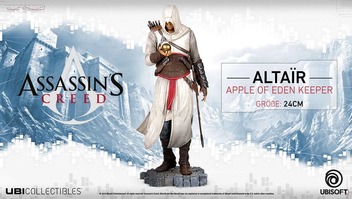 Ubisoft Assassins Creed - Altair Statue - Apple Of Eden Keeper 24cm 7 Ubisoft Assassins Creed - Altair Statue - Apple Of Eden Keeper 24cm – Bild 7