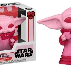 FUNKO POP! - Star Wars Valentines - Grogu With Cookies Figur