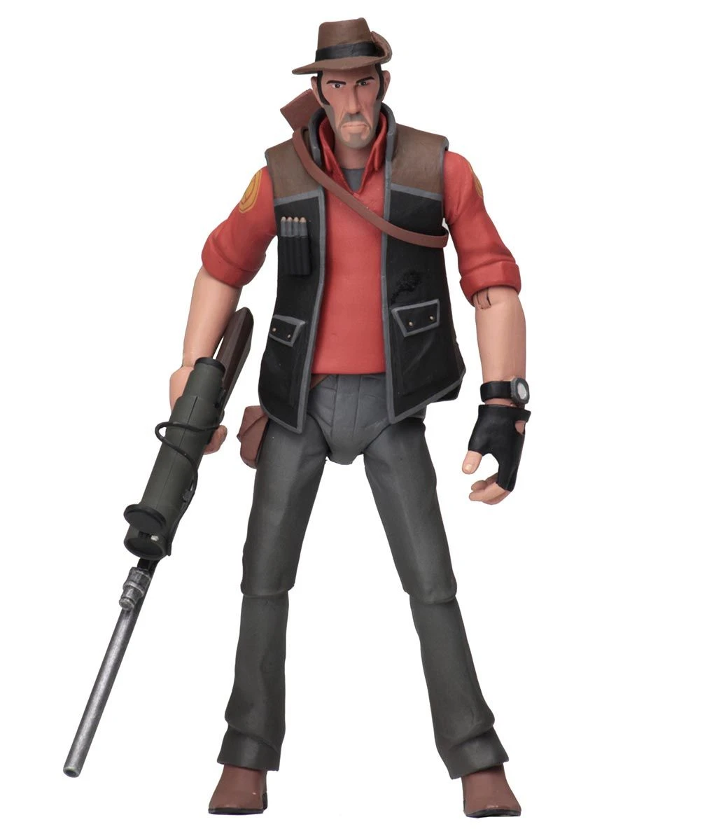 NECA Team Fortress 2 Action-Figur Serie 4 RED - The Sniper 3 NECA Team Fortress 2 Action-Figur Serie 4 RED - The Sniper – Bild 3