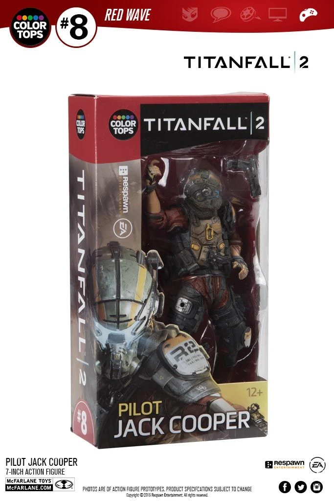 McFarlane Toys Titanfall 2 - Pilot Jack Cooper 17cm Color Tops Figur 1 McFarlane Toys Titanfall 2 - Pilot Jack Cooper 17cm Color Tops Figur