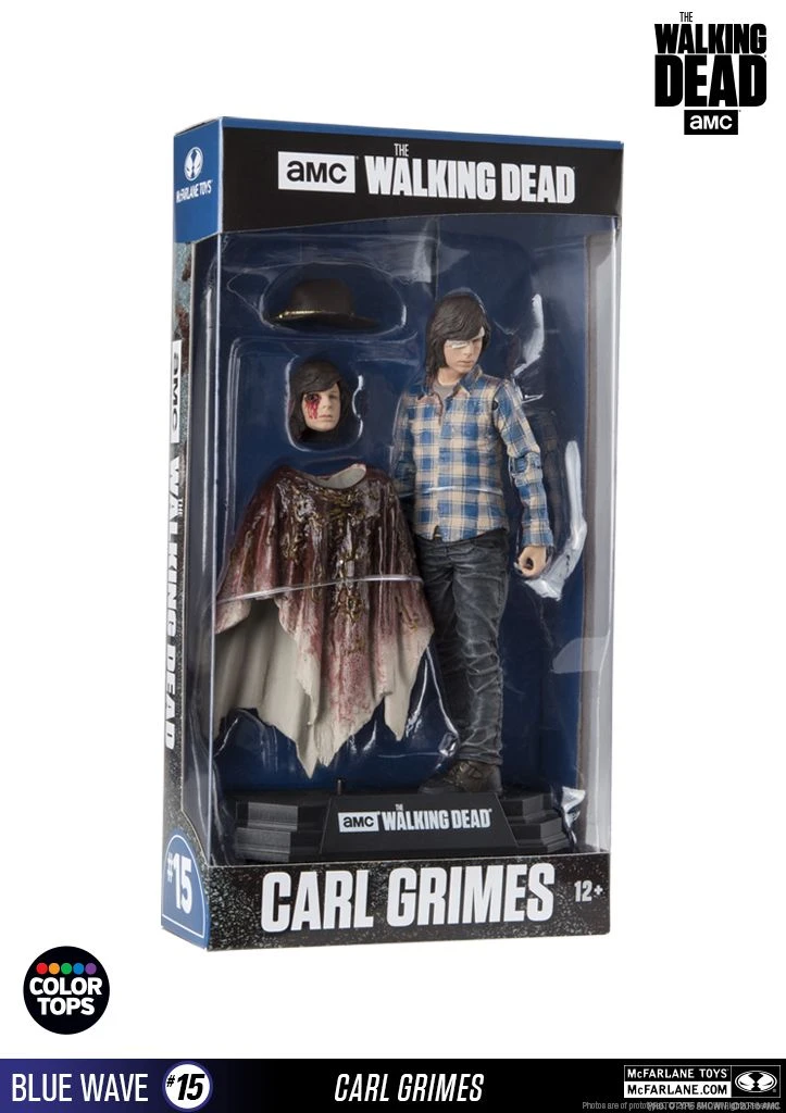 McFarlane Toys The Walking Dead - Carl Grimes 17cm Color Tops Figur 1 McFarlane Toys The Walking Dead - Carl Grimes 17cm Color Tops Figur