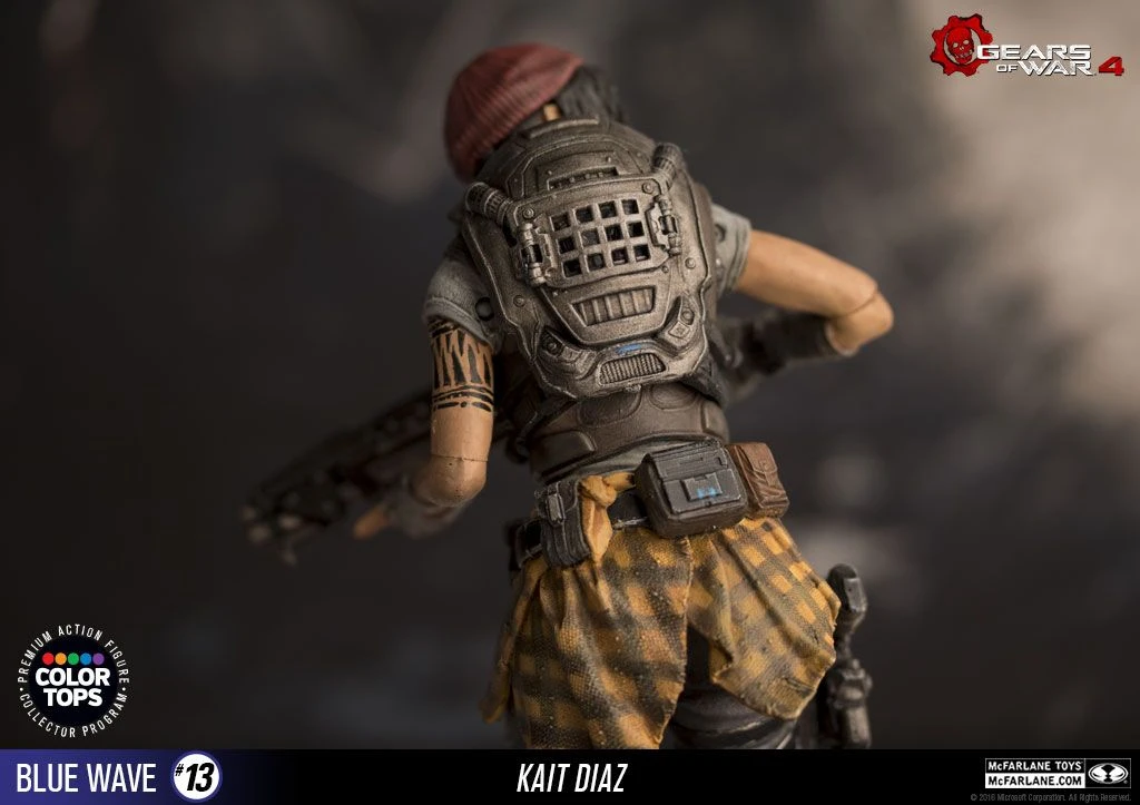 McFarlane Toys Gears Of War 4 - Kait Diaz 17cm Color Tops Figur 6 McFarlane Toys Gears Of War 4 - Kait Diaz 17cm Color Tops Figur – Bild 6