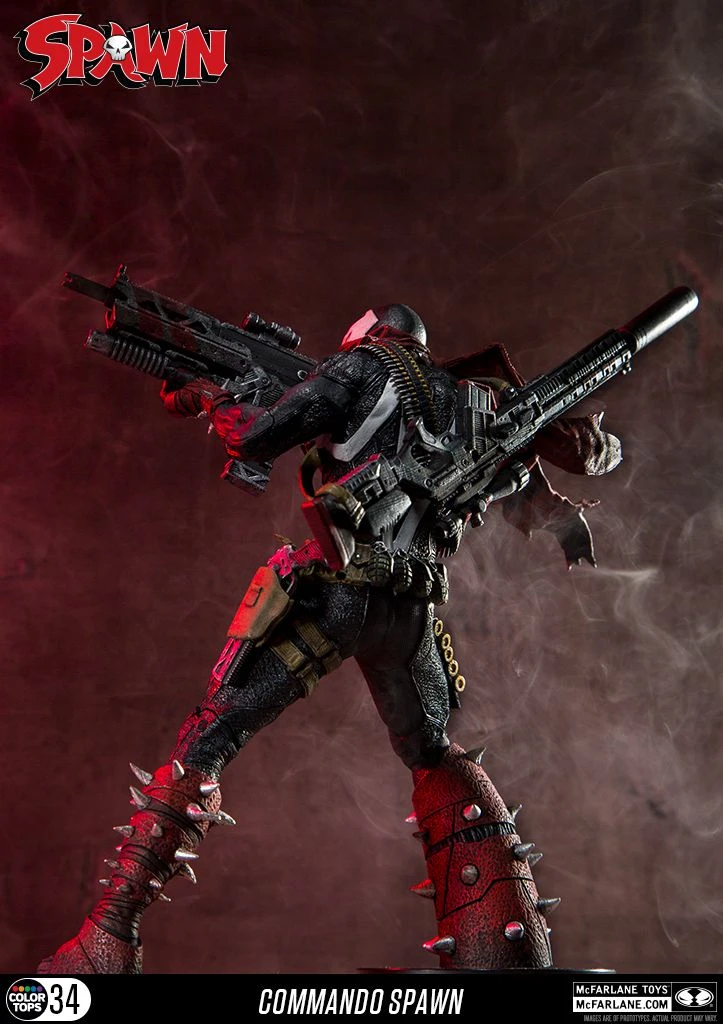McFarlane Toys Spawn: Commando Spawn 17cm Color Tops Figur 5 McFarlane Toys Spawn: Commando Spawn 17cm Color Tops Figur – Bild 5