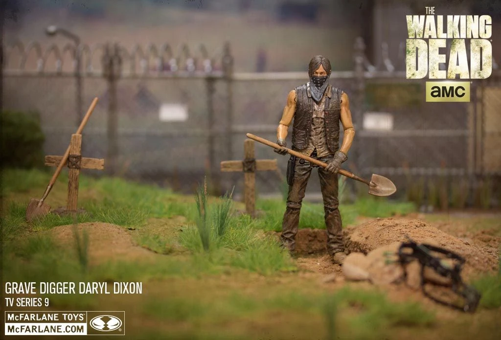 McFarlane Toys The Walking Dead TV Serie 9 - Grave Digger Daryl Dixon Figur 7 McFarlane Toys The Walking Dead TV Serie 9 - Grave Digger Daryl Dixon Figur – Bild 7