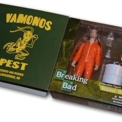 MEZCO Breaking Bad Actionfigur - Walter White In Orange Hazmat Suit