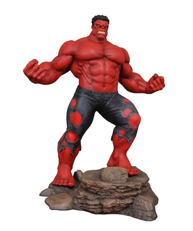 Diamond Select Marvel Gallery - Red Hulk Comic Diorama 1 Diamond Select Marvel Gallery - Red Hulk Comic Diorama