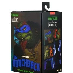 NECA Universal Monsters X TMNT - Ultimate Leonardo Als The Hunchback Figur -Ubisoft News Geschäft leo pkg3 scaled 1
