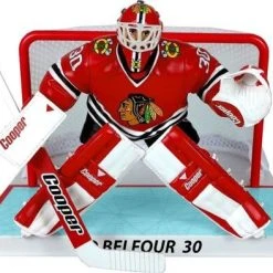 Imports Dragon NHL - Chicago Blackhawks - Ed Belfour Mit Netz - Limited Edition Figur